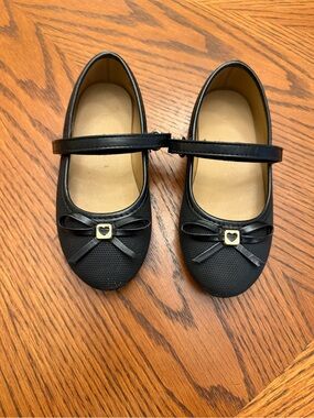 Girls Black Dress Shoes Size 9 Mary Jane Ballet